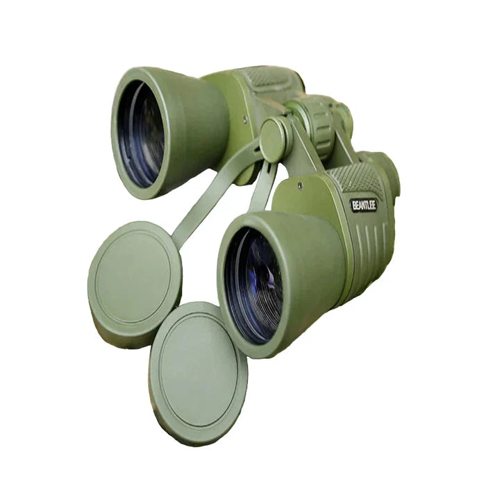 Habicare 10x50 HD waterproof long-range binoculars with outdoor telescope, featuring durable design and high-magnification lenses.
