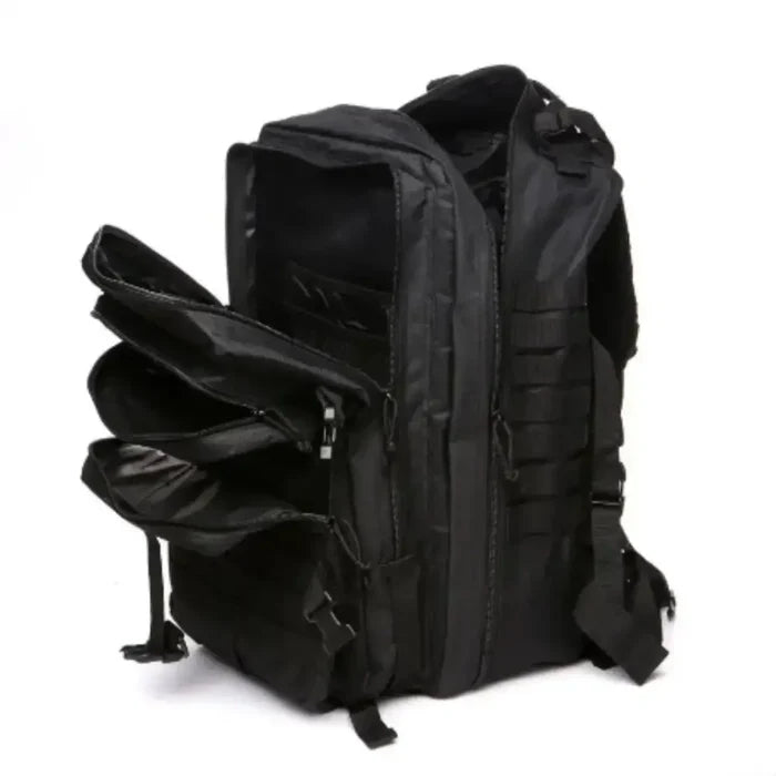 Habicare 9eight5 waterproof tactical outdoor backpack in 25L or 50L size with multiple compartments and durable design.
