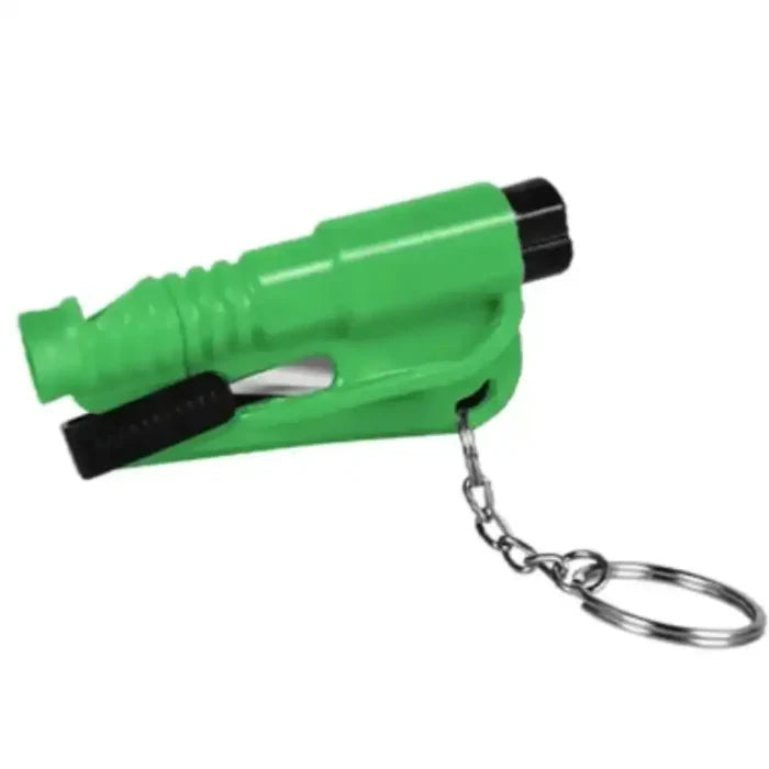 Habicare 3-in-1 vehicle safety hammer with window breaker and cutter, stainless steel design for emergency escape.