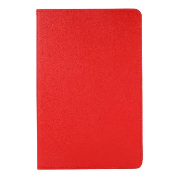 Red 360° rotating case for Samsung Galaxy Tab by 9eight5, offering durable protection and easy 360-degree rotation.