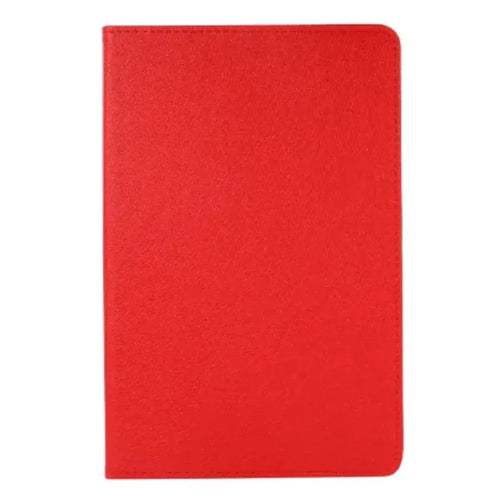 Red 360° rotating case for Samsung Galaxy Tab by 9eight5, offering durable protection and easy 360-degree rotation.