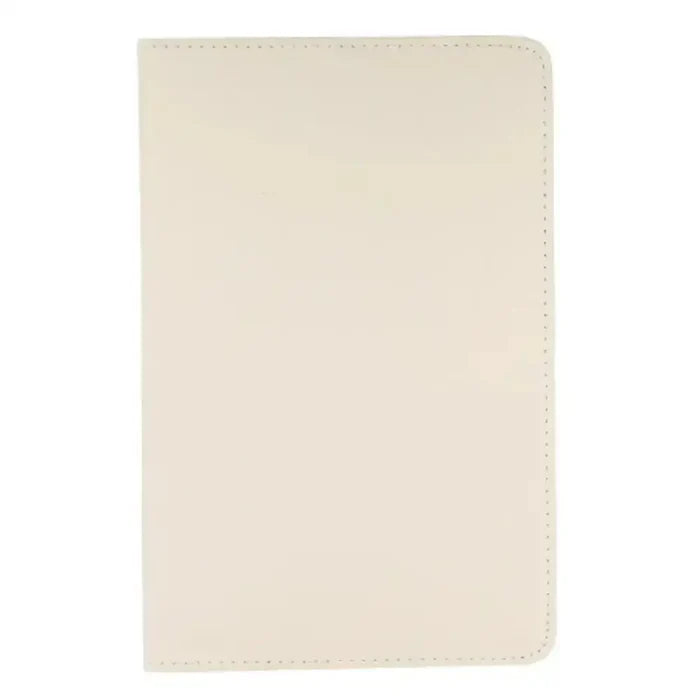 Habicare 9eight5 360° rotating tablet cover for Samsung Galaxy Tab series in five colors, showing the adjustable case with a tablet inside.