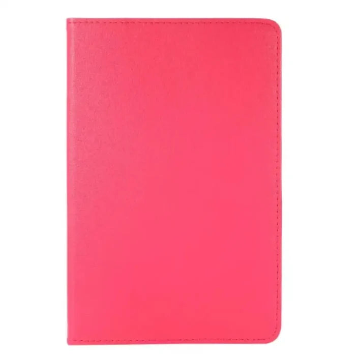 Samsung Galaxy Tab 9eight5 rotating tablet cover by Habicare in five colors, showcasing 360-degree rotation and protective design.