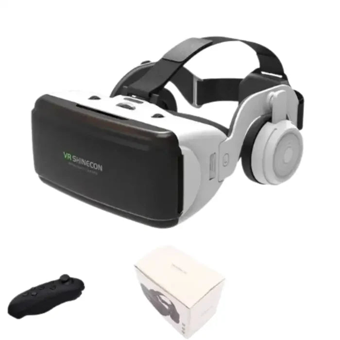 Habicare 9eight5 3D VR glasses virtual reality headset for smartphones, showing the headset with adjustable straps and lenses.