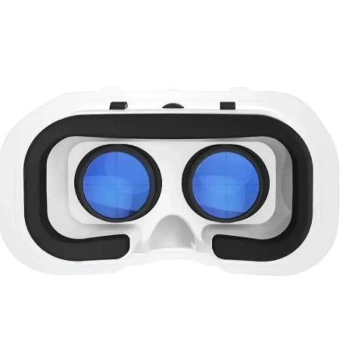 Habicare 9eight5 3D VR glasses virtual reality headset for smartphones, showing the headset with adjustable straps and smartphone holder.