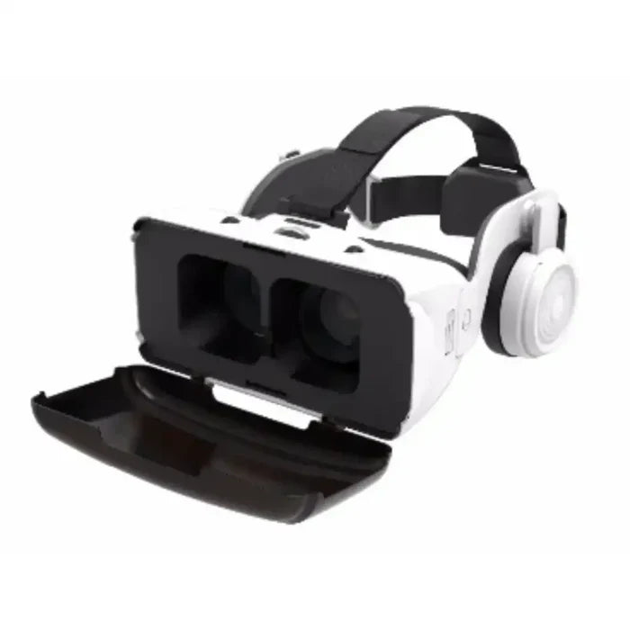 Habicare 9eight5 3D VR glasses virtual reality headset for smartphones showing adjustable straps and lens components