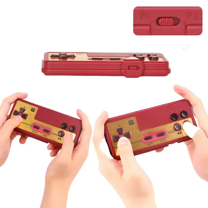 Red Habicare 4K HD Game Stick Console with sleek design and compact size, perfect for high-definition gaming.