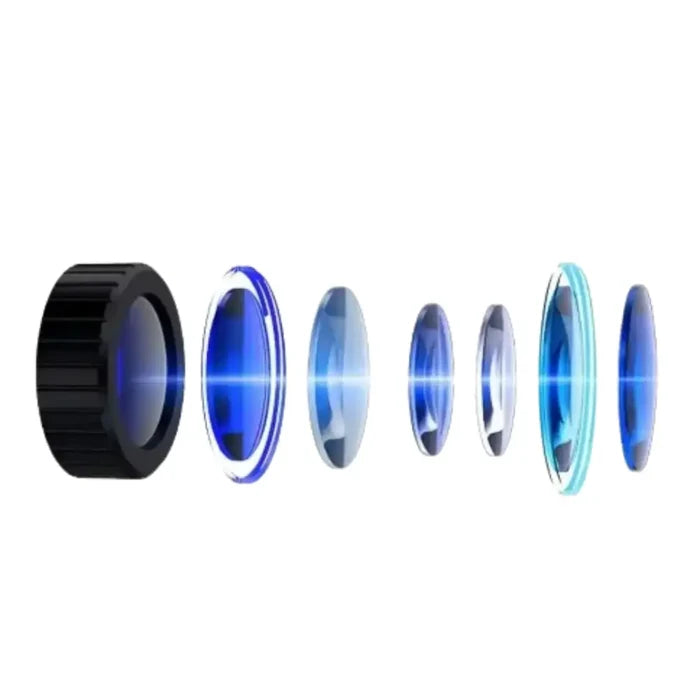 Habicare 9eight5 4K VR headset with rocker for immersive 3D virtual reality experiences, featuring adjustable straps and sleek design.