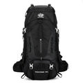 ECOTREK 60L camping and hiking backpack, lightweight outdoor travel pack with multiple compartments and adjustable straps