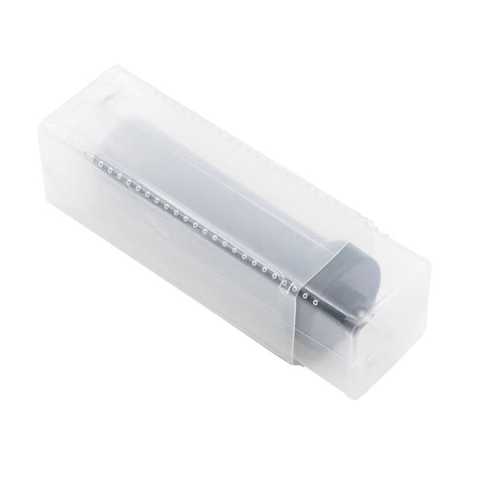 Air pressure pump watch glass removal tool with a clear tube and hand pump, used for safely removing watch glasses.