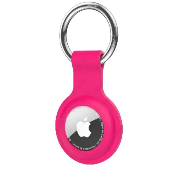 Habicare TWS Air Tag holder with keyring, designed for pets and luggage, featuring durable material and easy attachment.