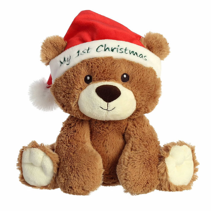 Aurora Plush 10 Inch My First Christmas Teddy Bear Plush Toy