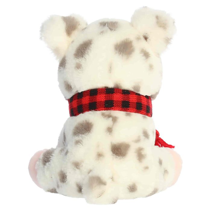 Aurora Plush 9 Inch Frosty Farm Spotted Pig Holiday Plush Toy