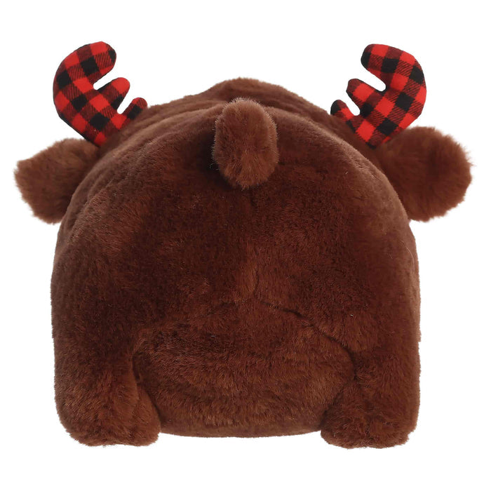 Aurora Plush Spudsters 10 Inch Mitten the Plaid Moose Holiday Plush Toy