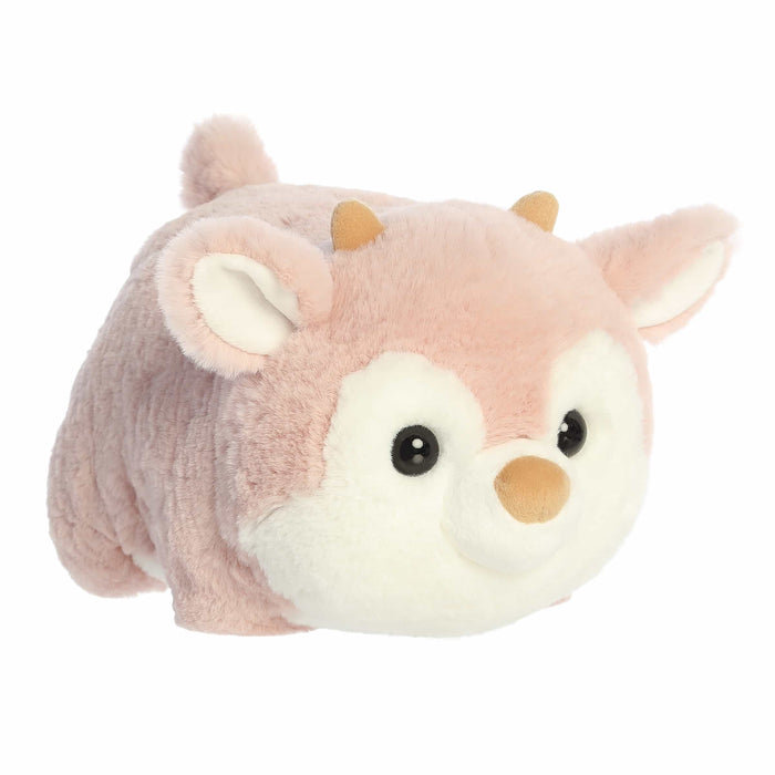 Aurora Plush Spudsters 10 Inch Pinkee Reindeer Holiday Plush Toy