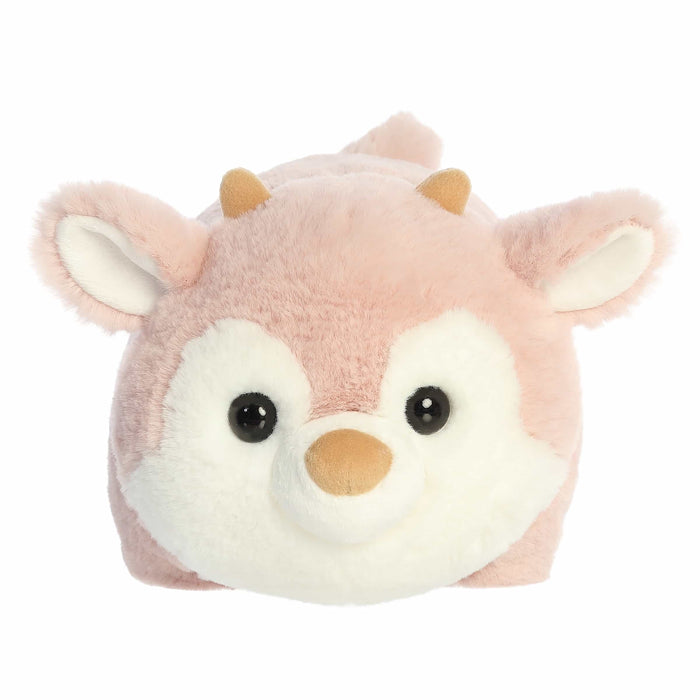 Aurora Plush Spudsters 10 Inch Pinkee Reindeer Holiday Plush Toy