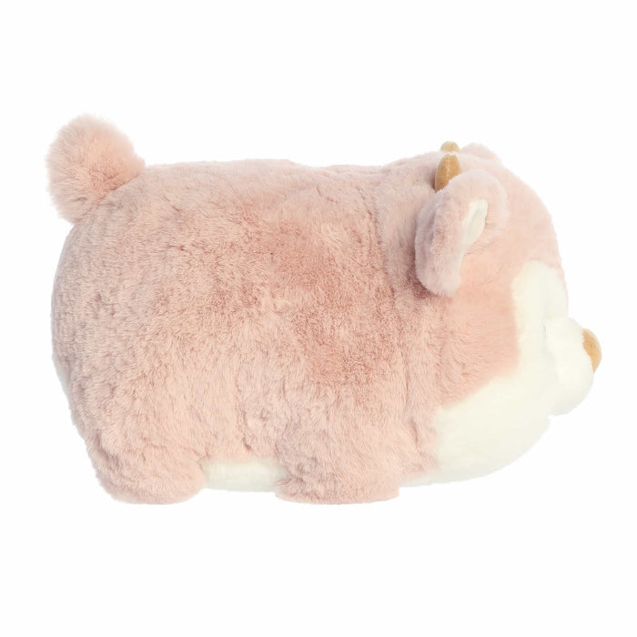 Aurora Plush Spudsters 10 Inch Pinkee Reindeer Holiday Plush Toy