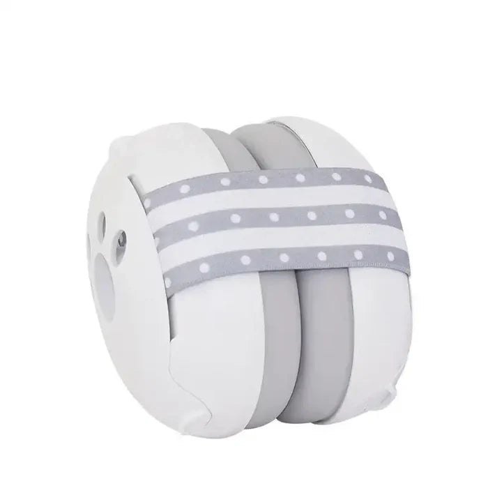 Habicare Baby Noise Reduction Earmuffs in various colors designed to protect infants' ears from loud sounds.