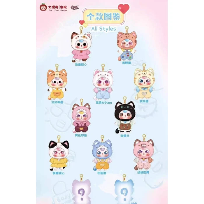 Baby Three 7" Cat Wardrobe Blind Box Plush Toy