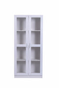 Sue-e Furniture Billy display bookshelf with open shelves and wood finish, showcasing stylish storage for books and decorative items.