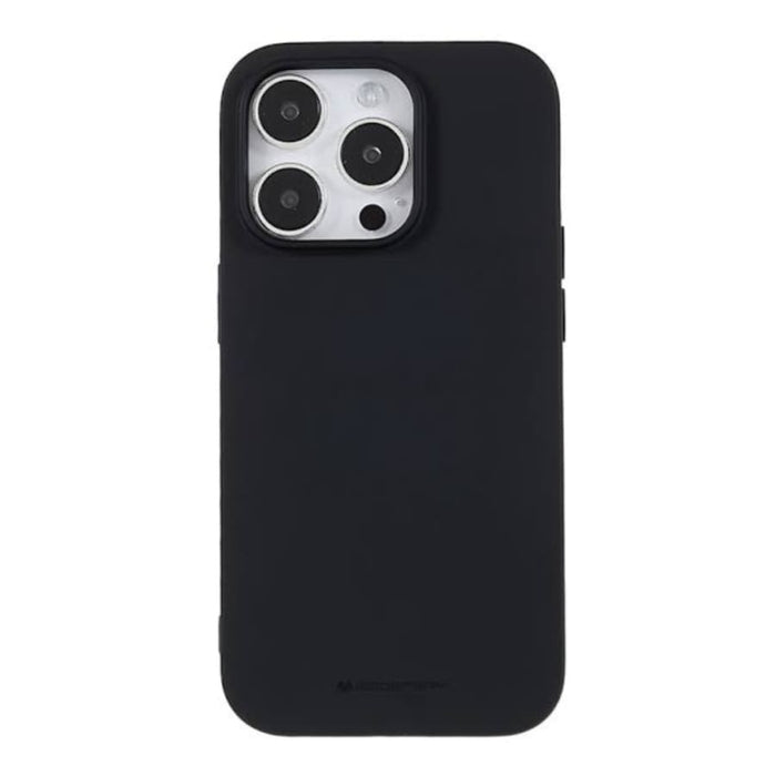 Black 9eight5 phone case for iPhone 14 Pro (6.1-inch), slim protective cover with textured finish.