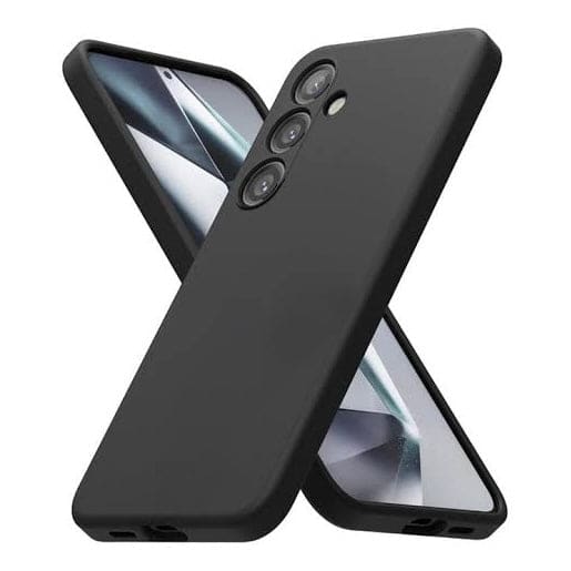 Black 9eight5 phone case for Samsung Galaxy S24, made of durable material with precise cutouts for buttons and ports.