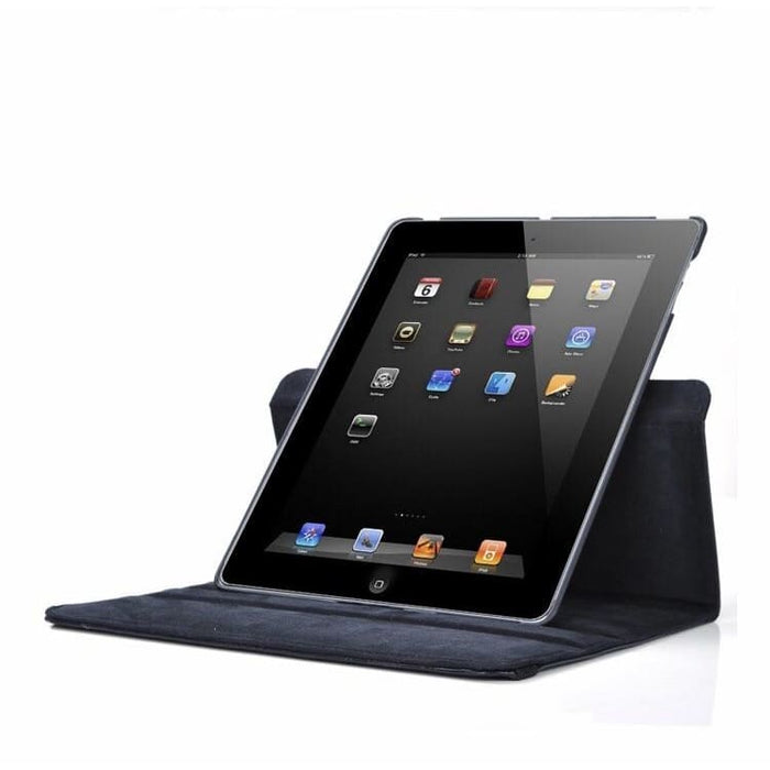 Black 9eight5 iPad 2, 3, 4 9.7-inch cover showing front and back protection for tablet accessories.