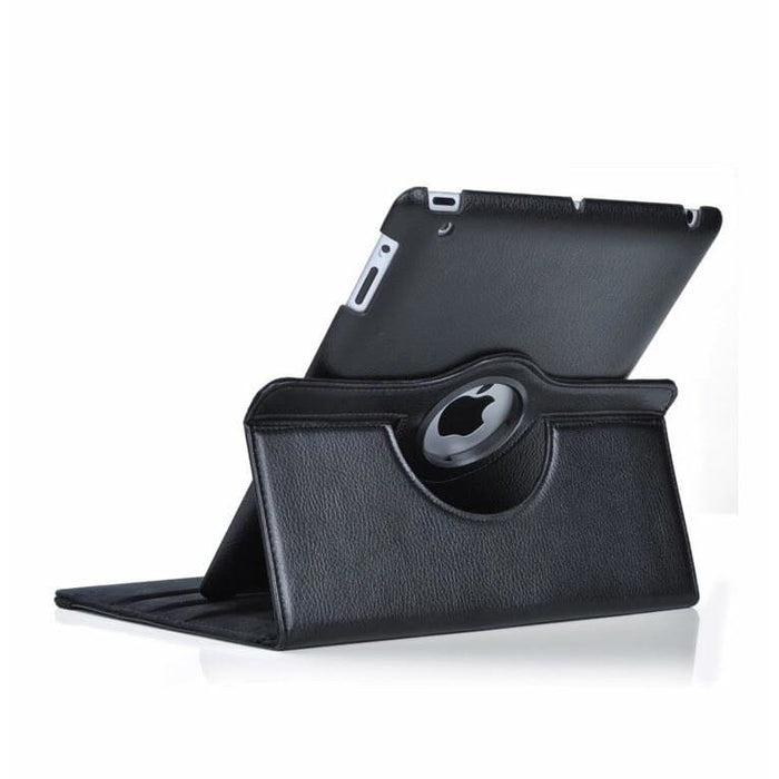 Black 9eight5 iPad 2, 3, 4 9.7-inch cover showing front and back protection for Apple tablets