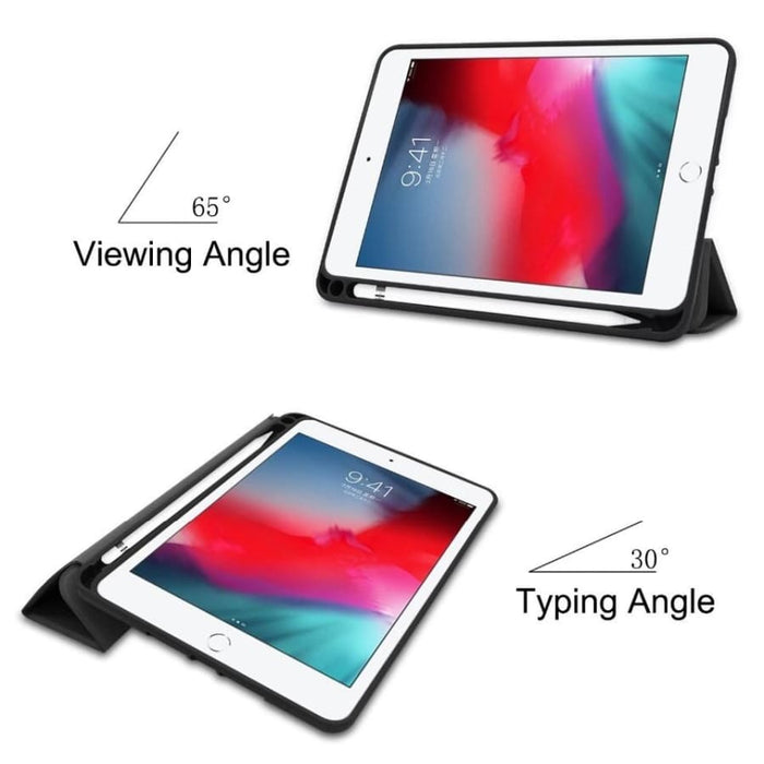 Black cover for iPad mini 6th and 7th gen by 9eight5, protective case for iPad mini with sleek design and precise cutouts.