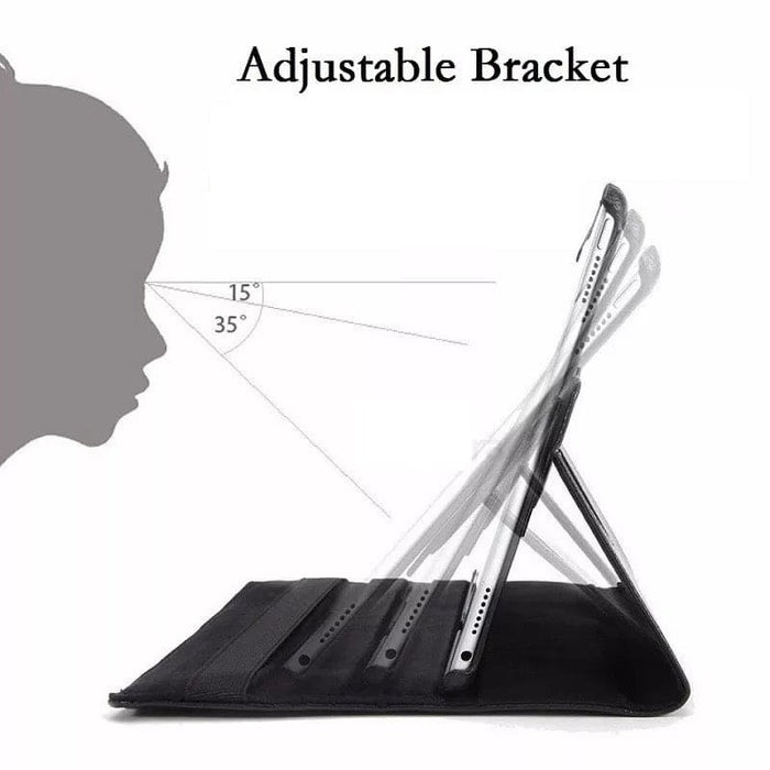 Black protective cover for Samsung Galaxy Tab A7 Lite 8.7” (2021), model T220/T225, with built-in stand, by 9eight5.