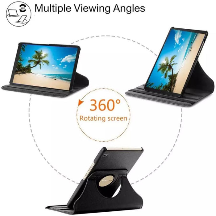 Black protective cover for Samsung Galaxy Tab S9 Plus 12.4” (2023), compatible with X810/X816B, by 9eight5.