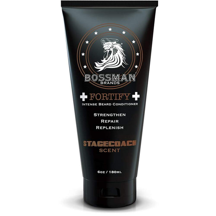 Bossman Fortify Intense Beard Conditioner (6oz) - Scent Options Beard Conditioners Bossman Stagecoach