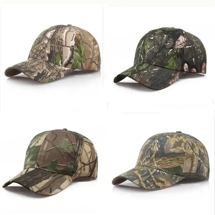 Habicare SS camouflage cap with quick-dry, breathable fabric, featuring a hunting-style camouflage print for outdoor activities.