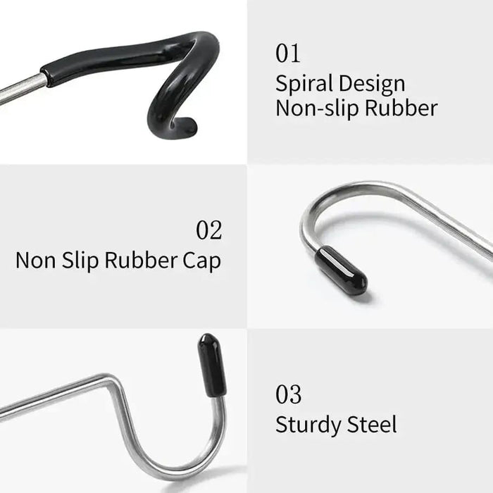 9eight5 camping multi-use hook attached to a tent or outdoor gear, versatile tool for camping and outdoor activities