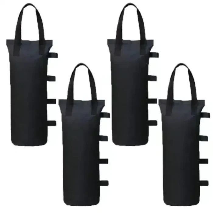 Habicare SS camping sandbags for umbrella, gazebo, and tent bases, providing stable support and wind resistance.