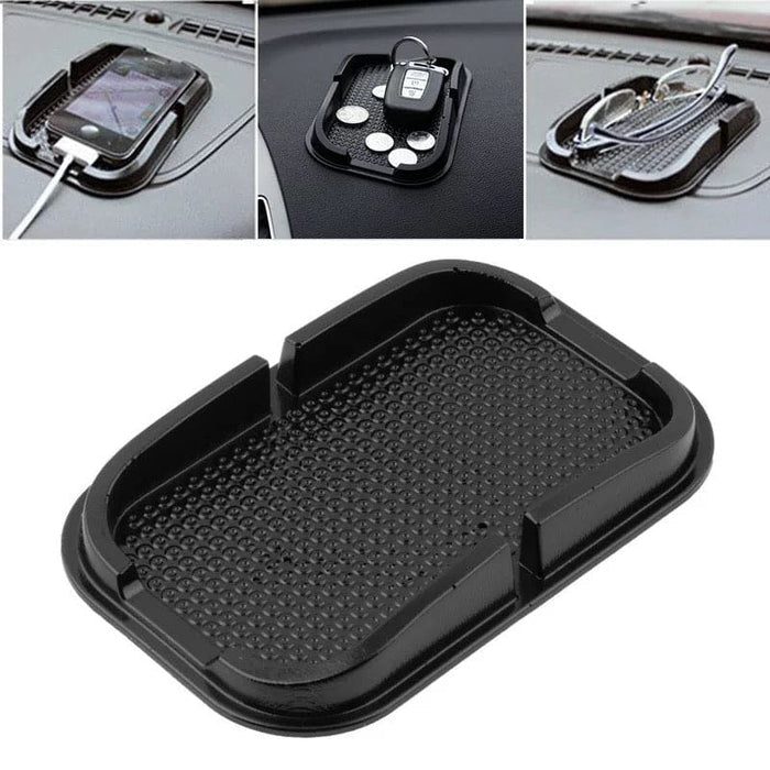 9eight5 car dashboard anti-slip phone holder securely grips devices for easy access and safe driving.
