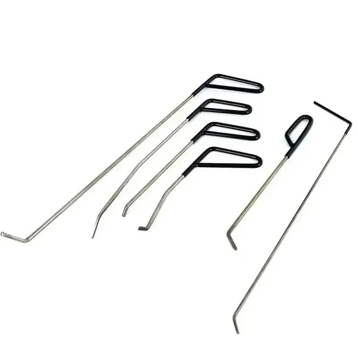 Habicare HBC 6-piece car dent repair tool set with various tools for removing dents and dings from vehicles.