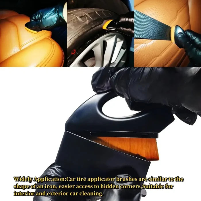 Habicare Car Detailing Brush Set with 4-5 brushes, ideal for cleaning car interiors and exteriors effectively.