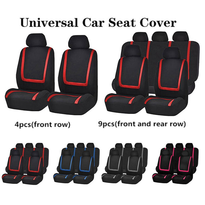 Dealonlinenz car seat cover protector set for 2 front seats, polyester cushion mats with a sleek, durable design.