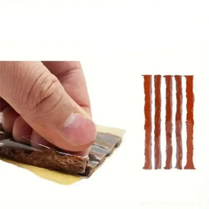 HBC Habicare car tyre repair kit with durable strips and super glue for quick puncture repairs on vehicle tires.