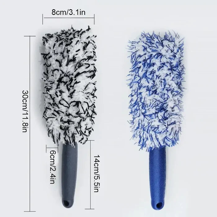 Habicare HBC car wheel cleaning brush available in two colors, designed for effective dirt removal from vehicle wheels.
