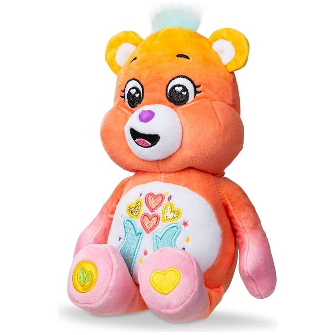 Care Bears 9 Inch Thankful Heart Bear Fun Size Sparkle Plush Toy