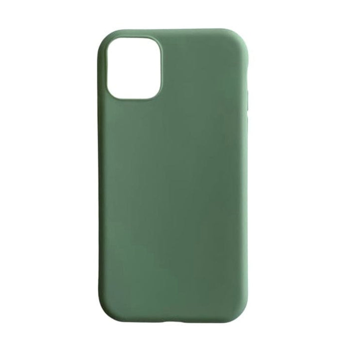 Light green 9eight5 iPhone 11 case showing slim protective design and textured back for enhanced grip.