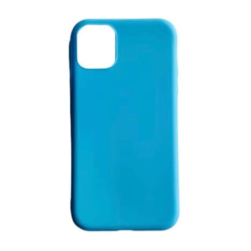 Sky blue iPhone 11 case by 9eight5, slim protective phone case with matte finish, designed for easy grip and style.