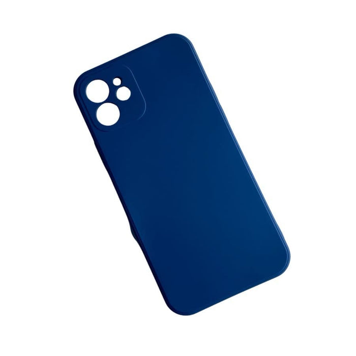 Navy 9eight5 iPhone 12/iPhone 12 Pro (6.1”) phone case showing protective back and side edges.