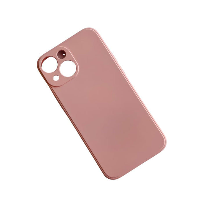 Pink 9eight5 iPhone 13 Mini case in a soft, protective design for the 5.4-inch model, featuring a sleek, minimal appearance.