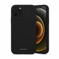 Black Goospery case for iPhone 13 and 13 Pro (6.1-inch) by 9eight5, showing the sleek protective phone cover.