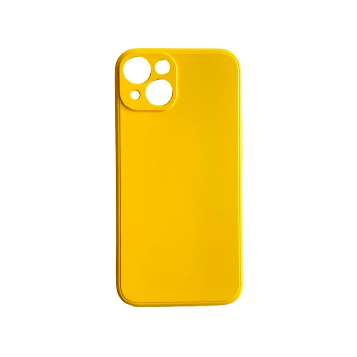 Yellow 9eight5 iPhone 13/iPhone 13 Pro (6.1 inch) phone case, protective cover with slim design for iPhone models.