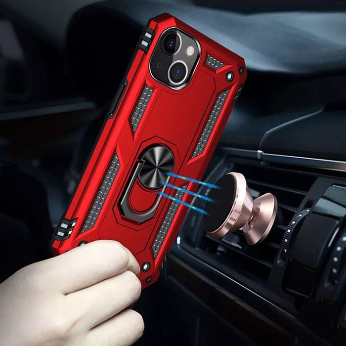 9eight5 iPhone 14 (6.1") phone case in two colors, slim protective cover for iPhone 14 with precise cutouts and stylish design.