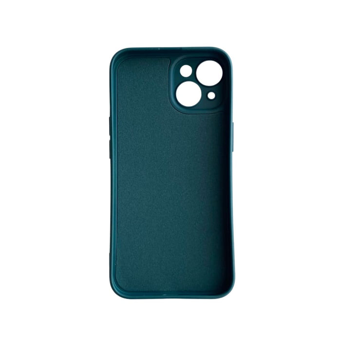 Green iPhone 14 (6.1”) case by 9eight5, slim protective cover with precise cutouts for buttons and camera.